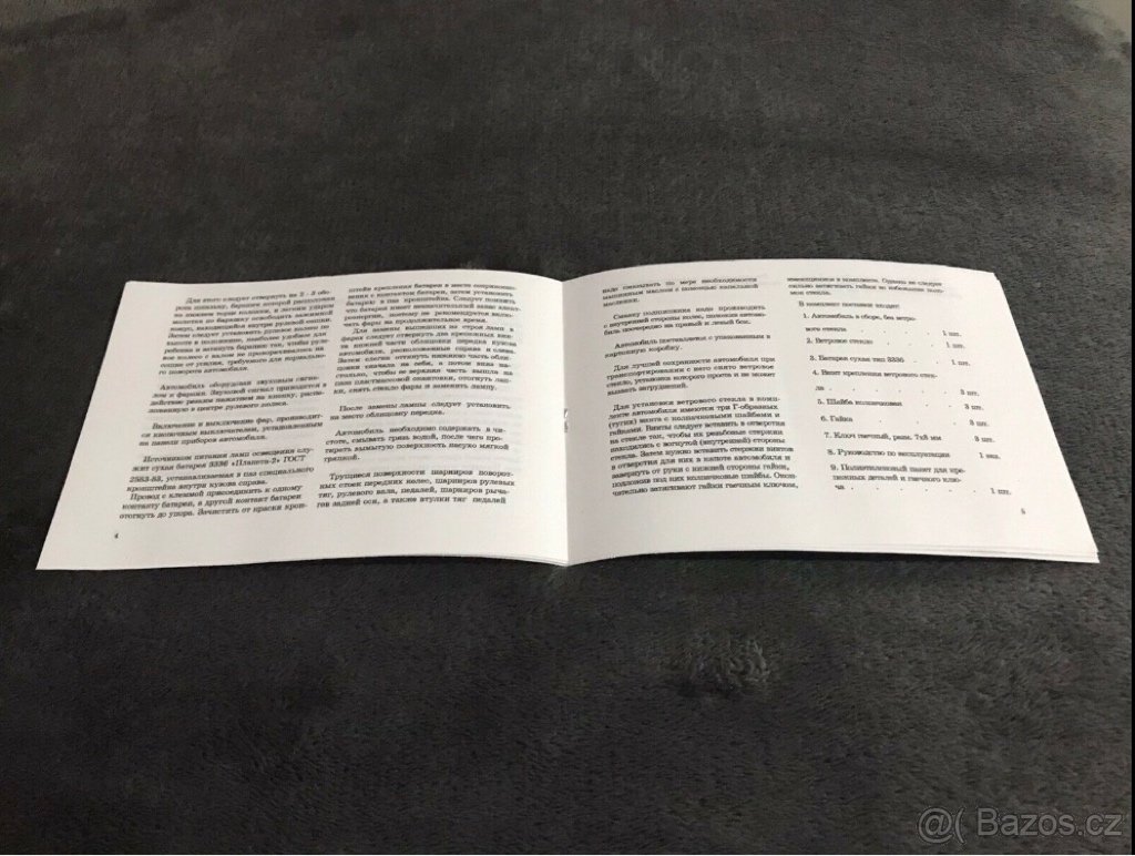 Šlapací auto Moskvič 2 a 3 série (Návod) - 4