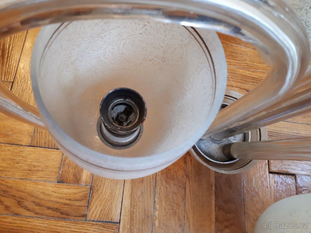 Historický skleněný lustr - 4