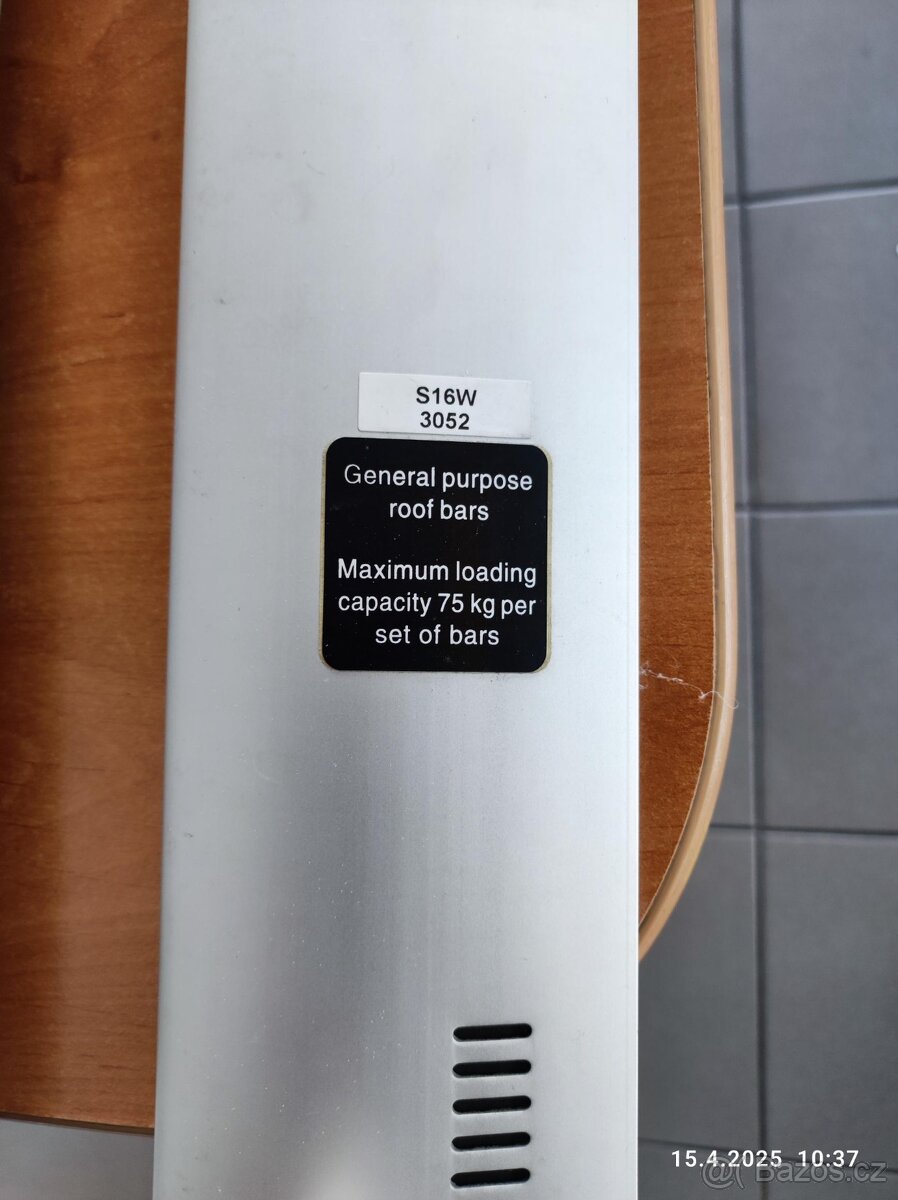 Prodám použité příčníky Whispbar - 4