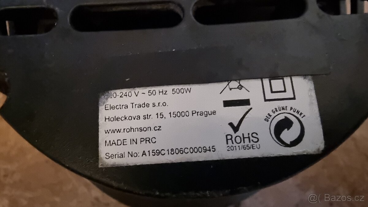 Topení do zásuvky/telovzdušný ventilátor - 4