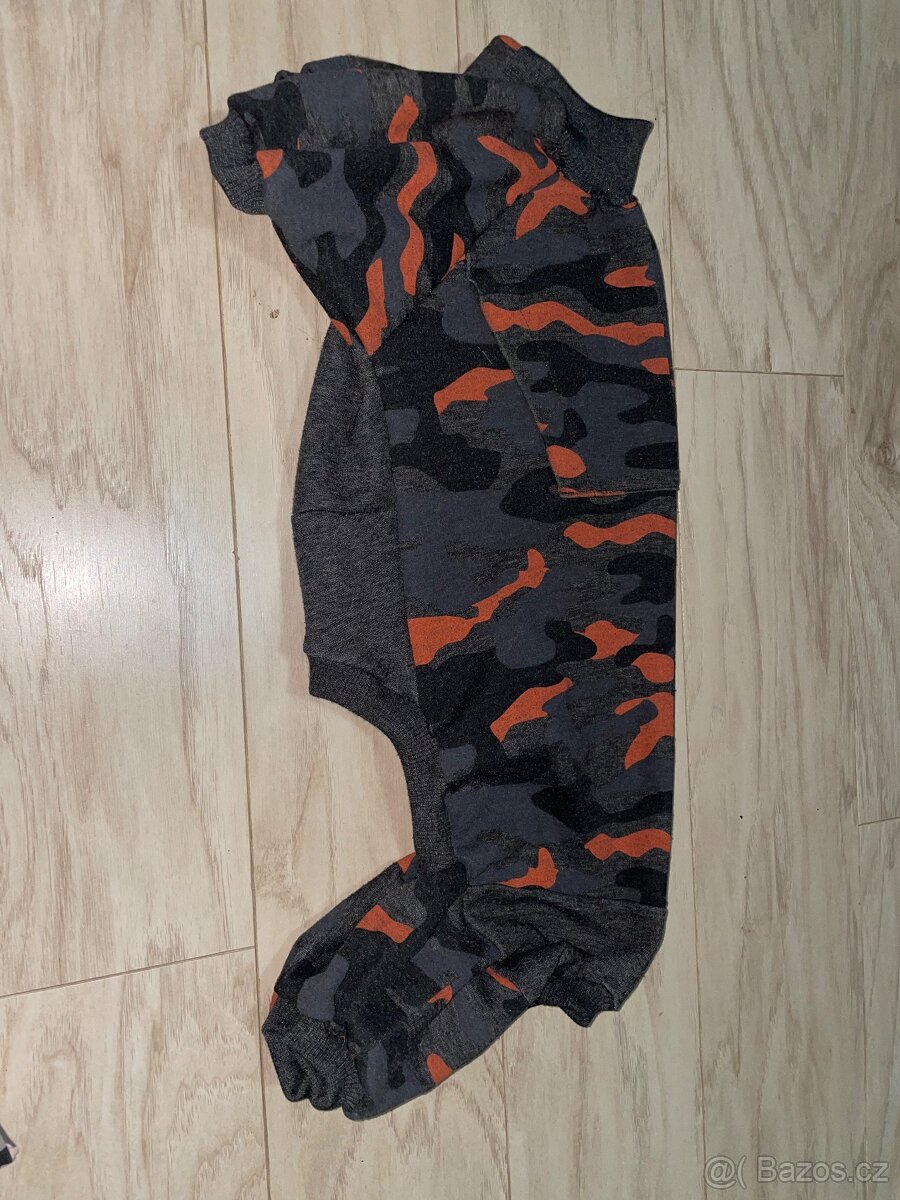 Maskáčový overal pro psy teplá bavlna mikina 48cm - 4