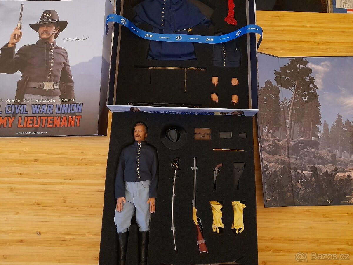 1/6 Kevin Costner. Tanec s vlky. Figurka.Kůň. DID.DRAGON - 4