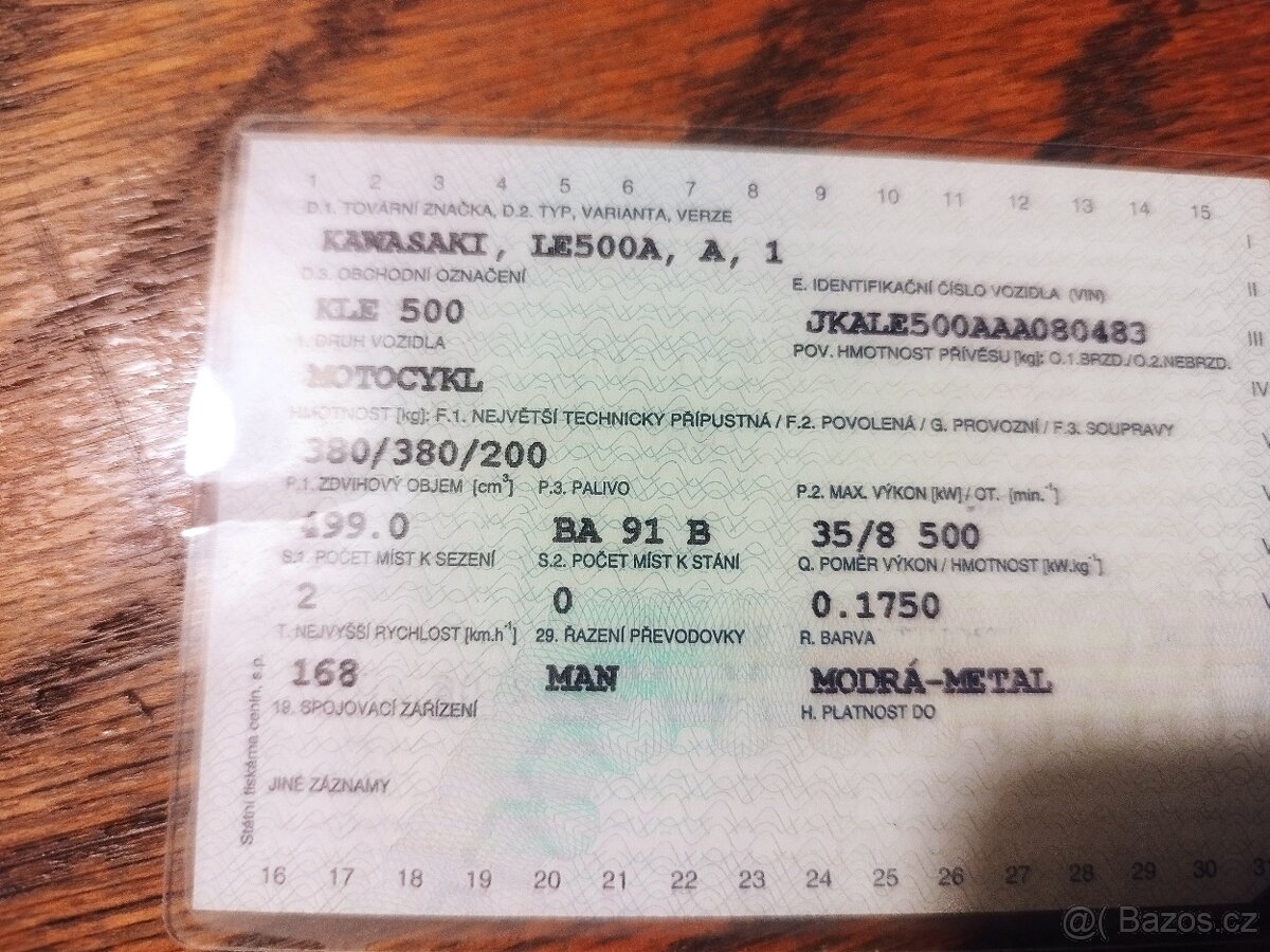 Kawasaki KLE 500 - 4