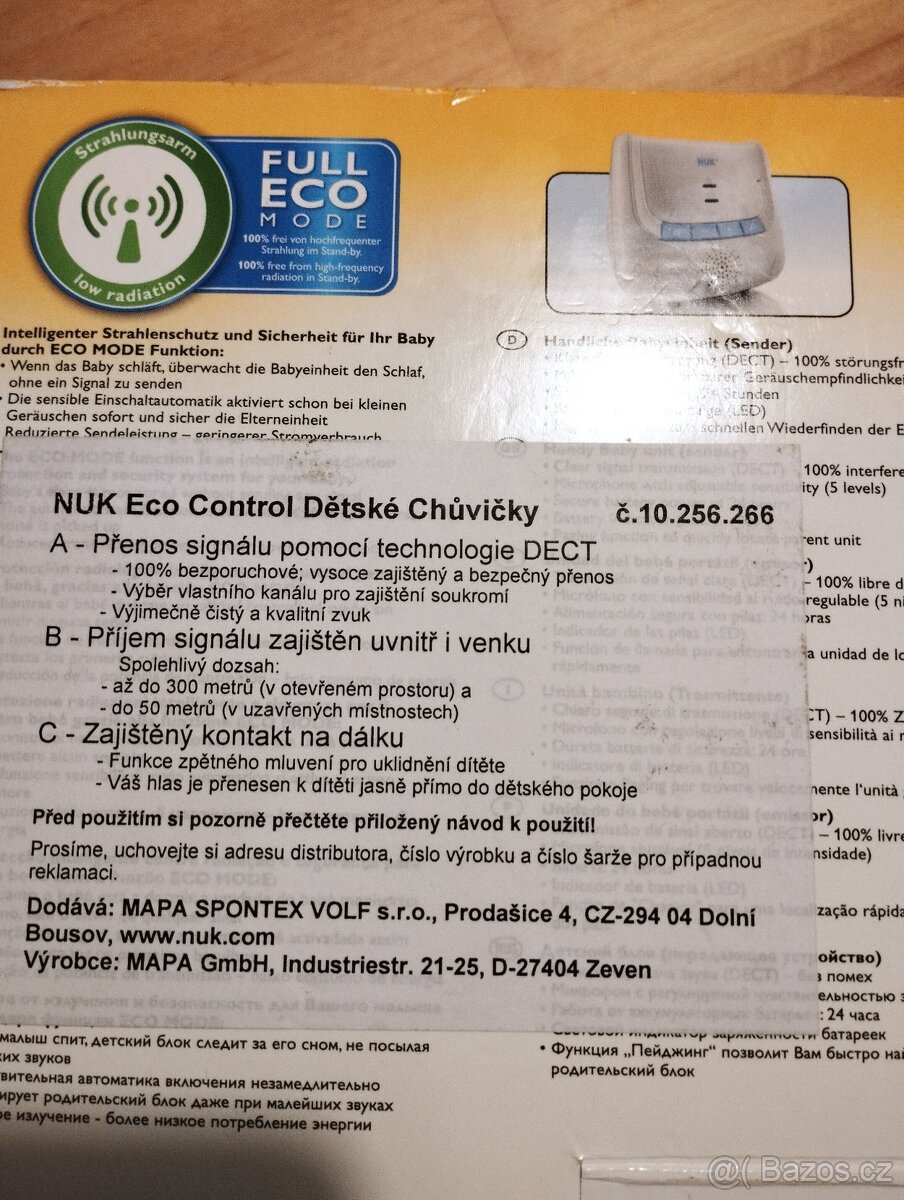 Chůvička NUK Eco Control - 4