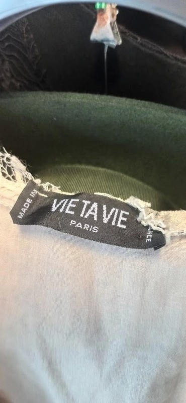 Světlé šaty s krajkou vie ta vie M / L - 4