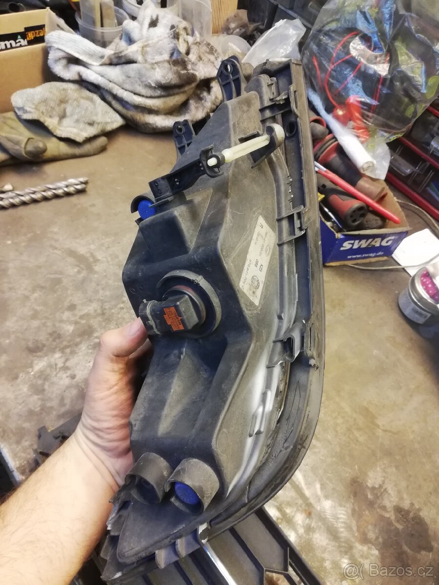 Mlhovky a mrizka nárazníku skoda superb 2 fl - 4