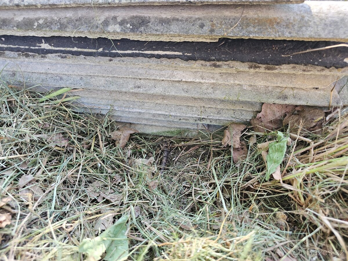 Vlnitý eternit, eternitové šablony za odvoz - 4