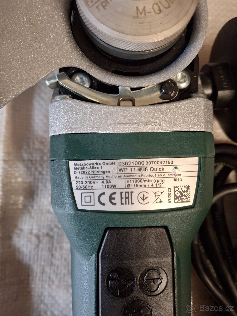 Úhlová bruska METABO WP 11-115 Quick - 4