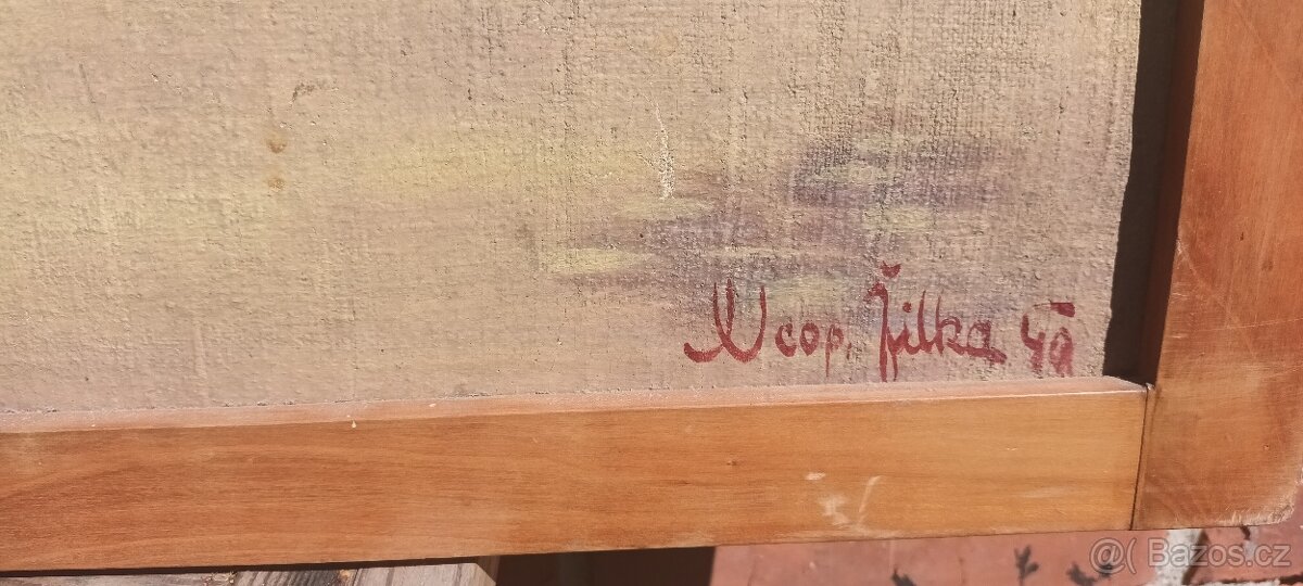 Velký obraz olej na plátně JÍZDA KRÁLŮ - 4