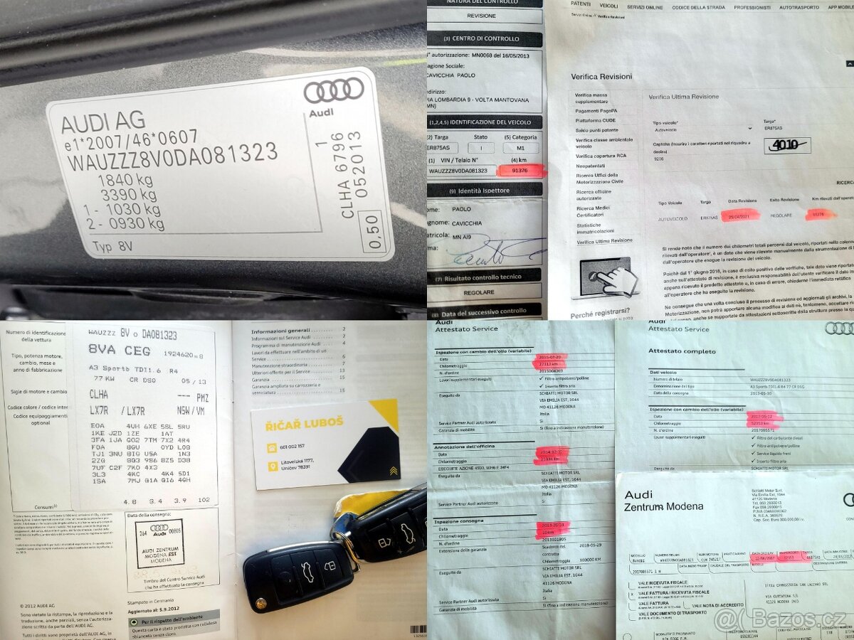 Audi A3, 1,6 TDi S-tronic SERVISNÍ KNÍŽKA, CEBIA - 4