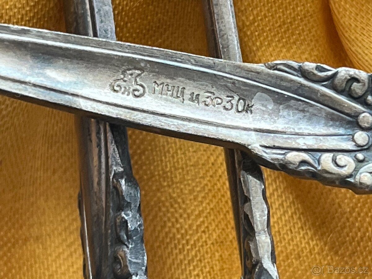 Čajové lýžičky alpaka - 4