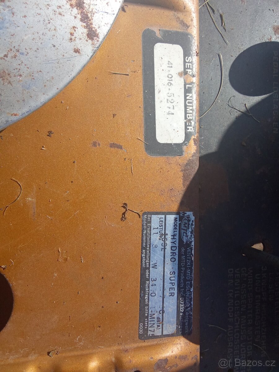 Profi zahradní traktor Profi Hydrostat 25 mm - 4