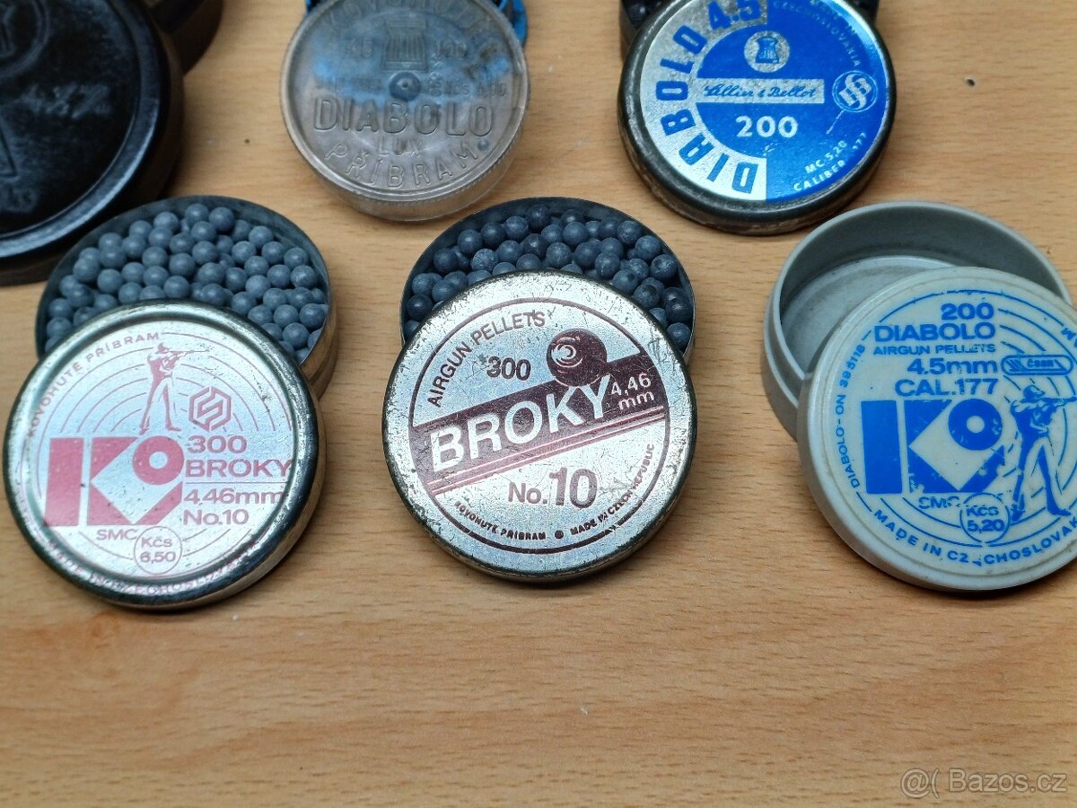 Diabolky,broky,šipky,vzduchovka,sběratelství,historické - 4