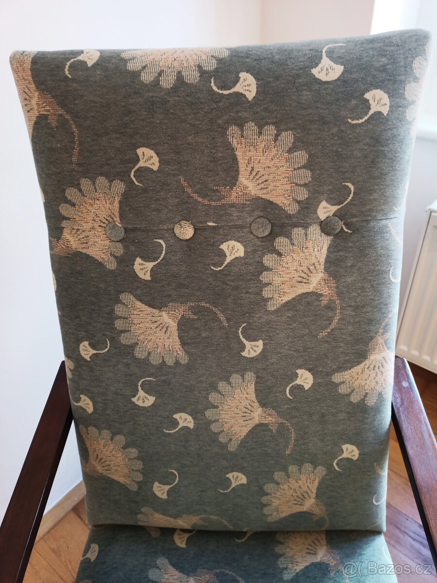 Křeslo s taburetem v TOP stavu - 4