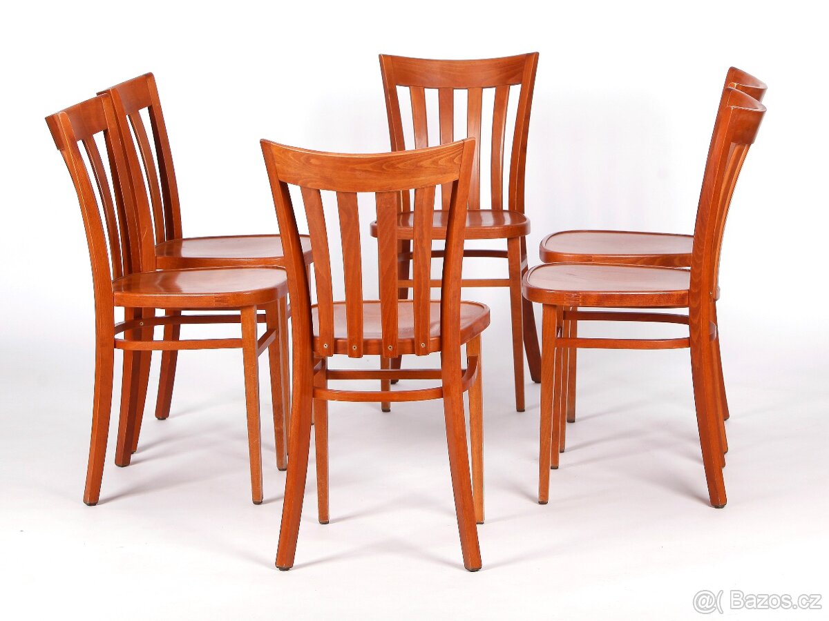 Celodřevěné značkové židle TON, buk 24 ks - 4