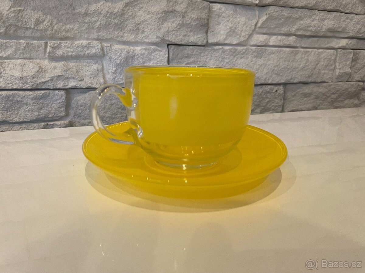 Sada 6 kusů šálků s podšálky - 4