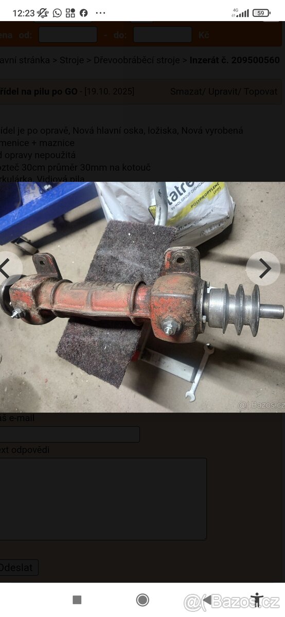 Hřídel na pilu po go - 4