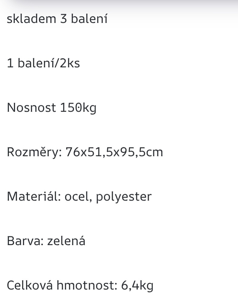 2KS kempových židlí GCB08GN - 4