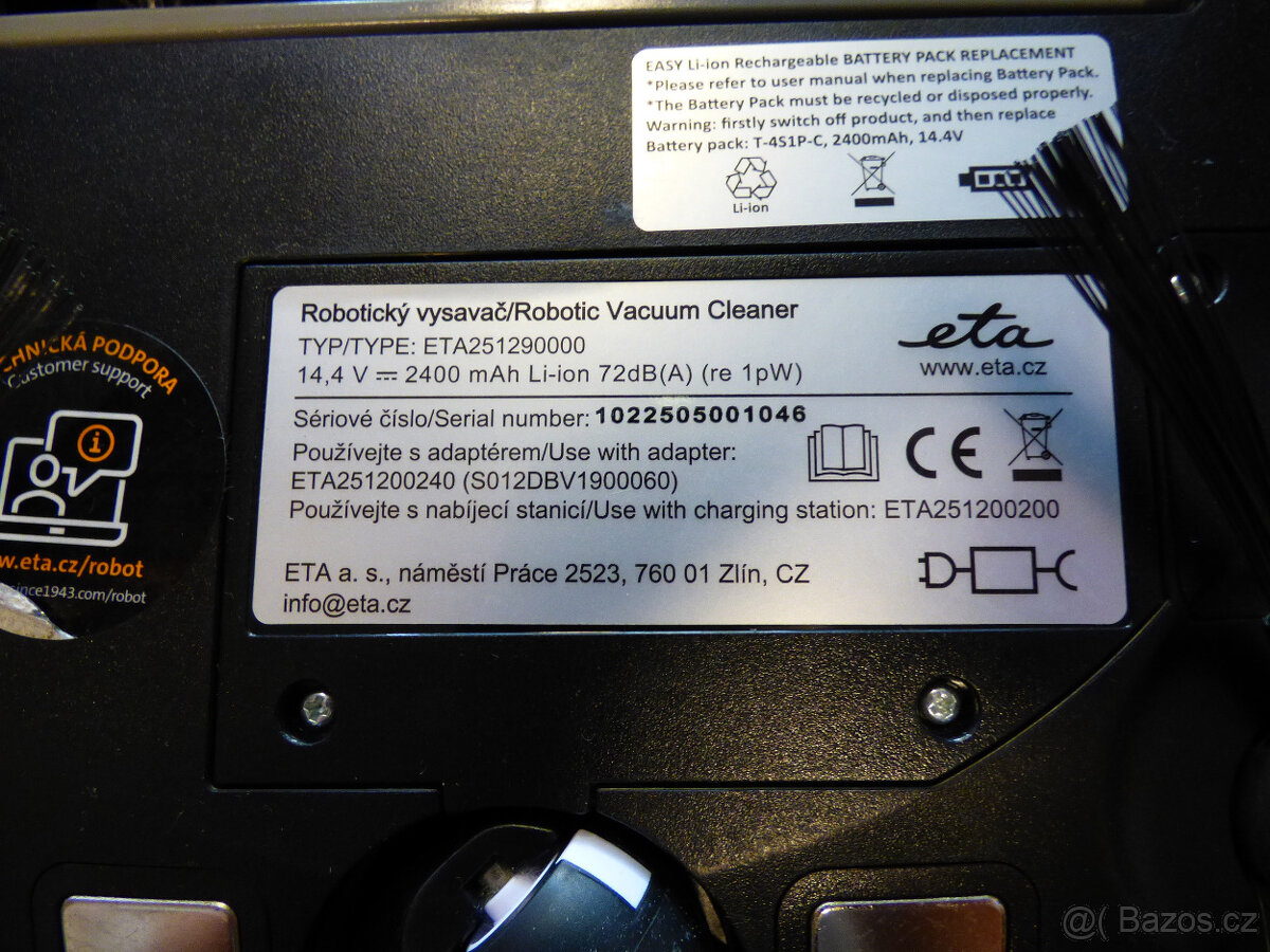 Robotický vysavač ETA ARON 2v1 v záruce - 4