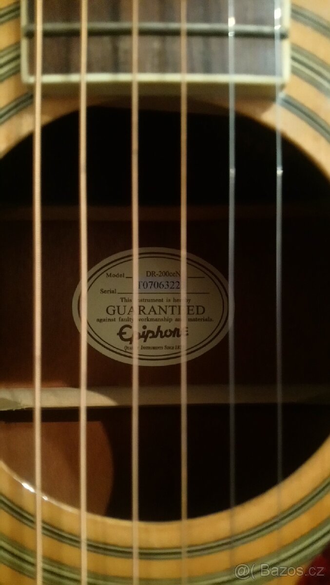 Elektro akustická kytara Epiphone - 4