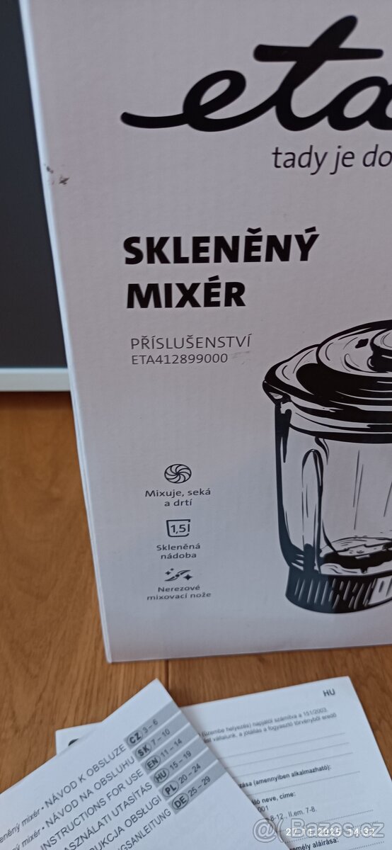 Mixér skleněný ETA 412899000 - 4