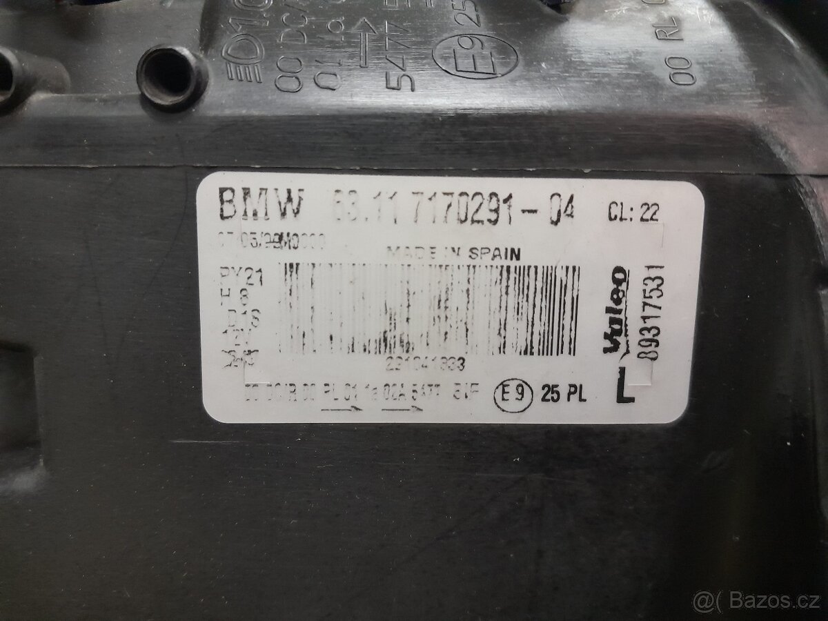 bmw e87 světla, levý, pravý xenon dynamic, pravý halogen - 4