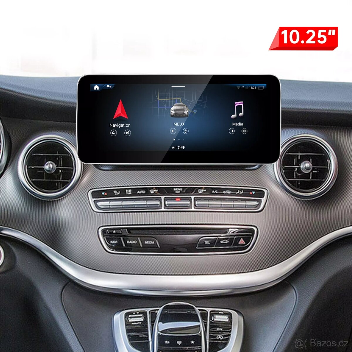 Android 13 Snapdragon 680 obrazovka rádio Mercedes W447 - 4