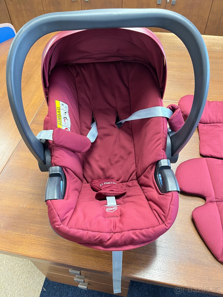 Autosedačka XS Plus i-Size Bordó Red - 4