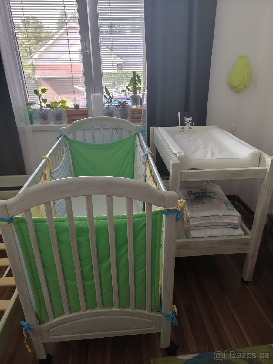 Dětská postýlka 120x60 s příslušenstvím - 4