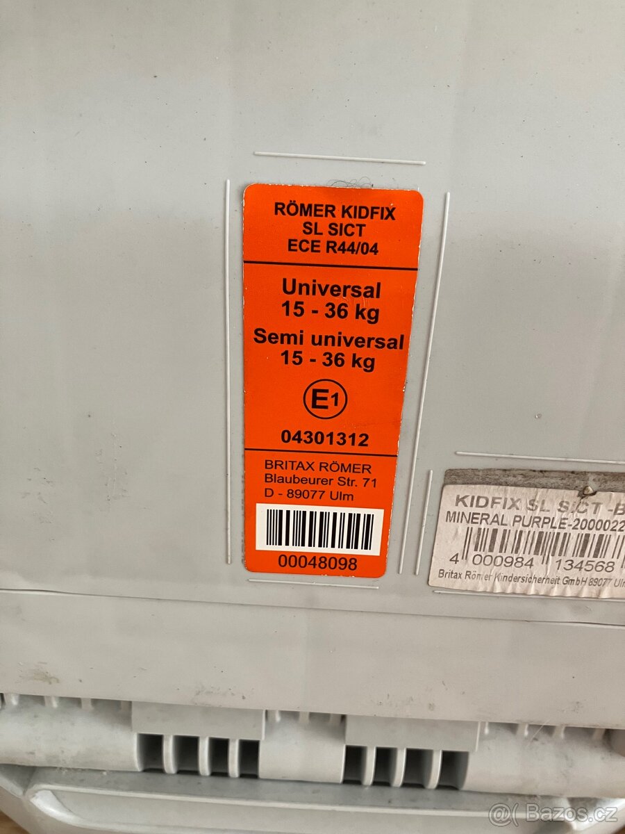 Autosedačka Römer Kidfix SL Sict 15-36 kg - 4
