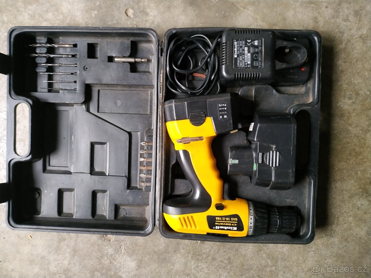 Vrtačka Einhel v kufru - 4