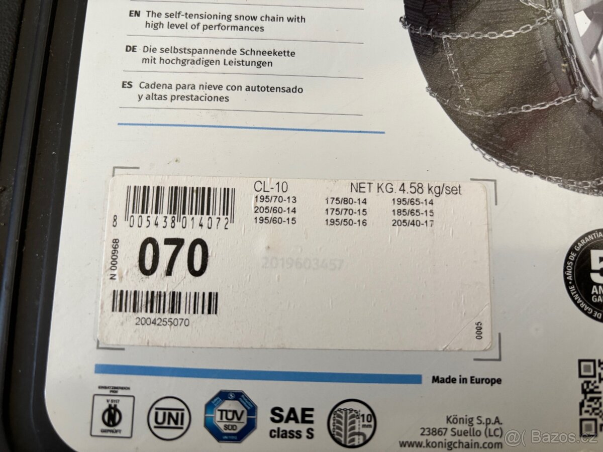 Sněhové řetězy THULE Konig CL-10 070 - 4