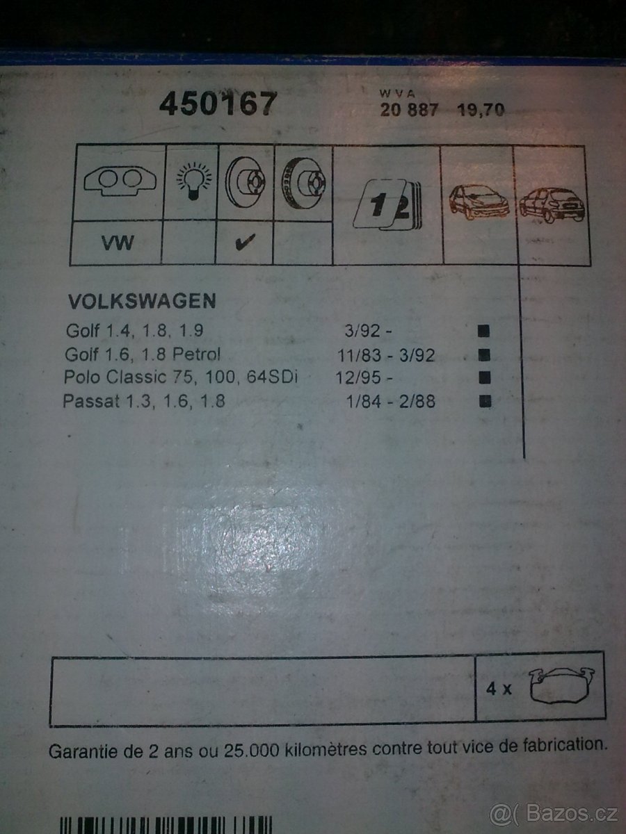 Brzdové destičky - 4