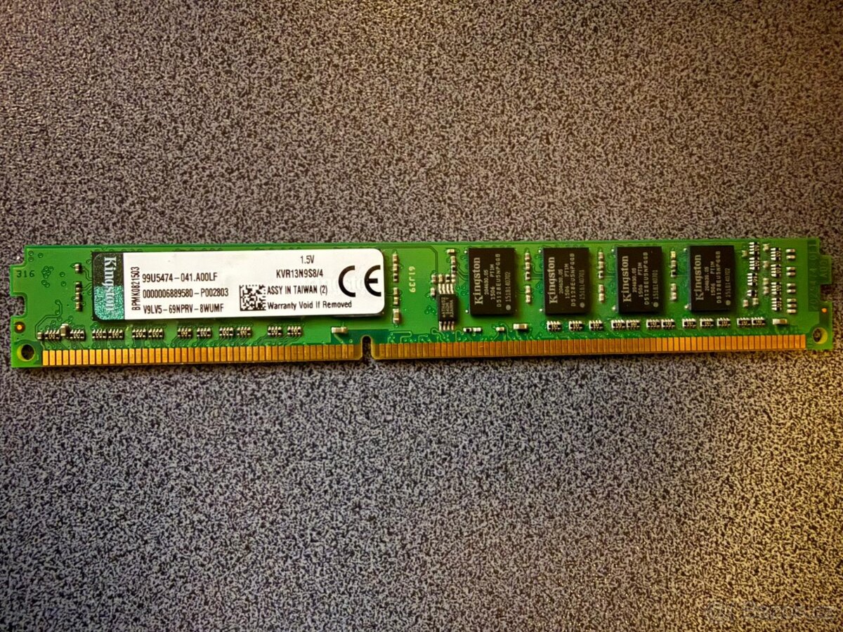 RAM DDR3 4GB – 1333 / 1600 MHz – desktop PC – více kusů - 4