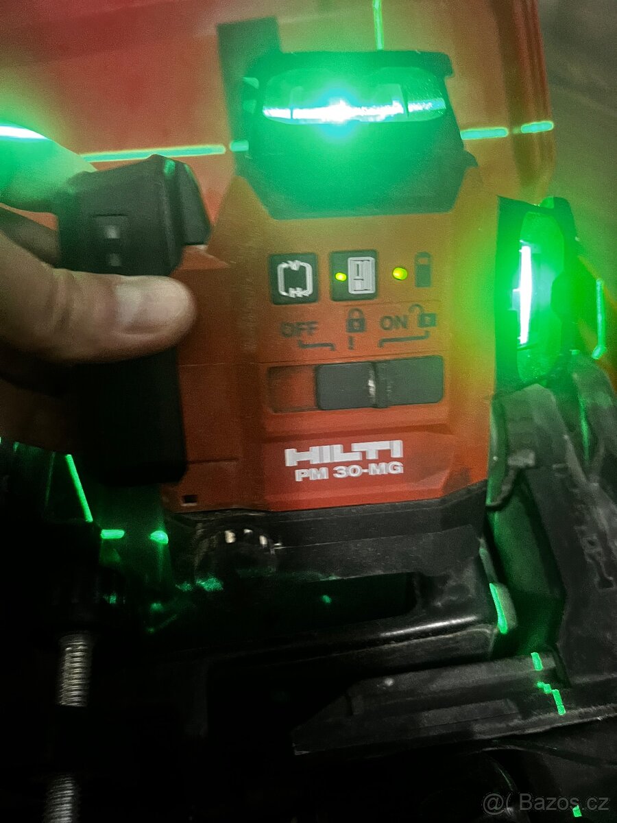 multiliniový laser Hilti pm 30 mg plný komplet - 4