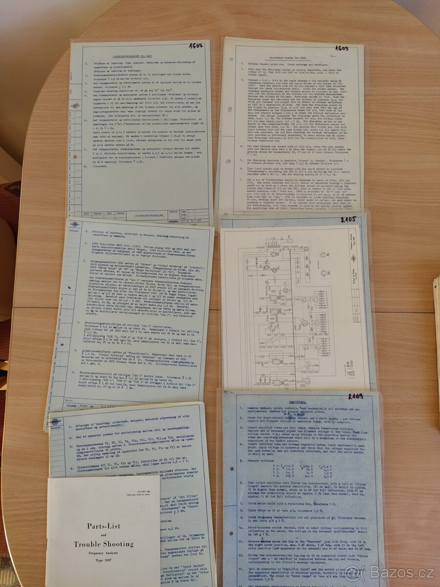 Dokumentace k měřícím přístrojum Brüel & Kjae - 4