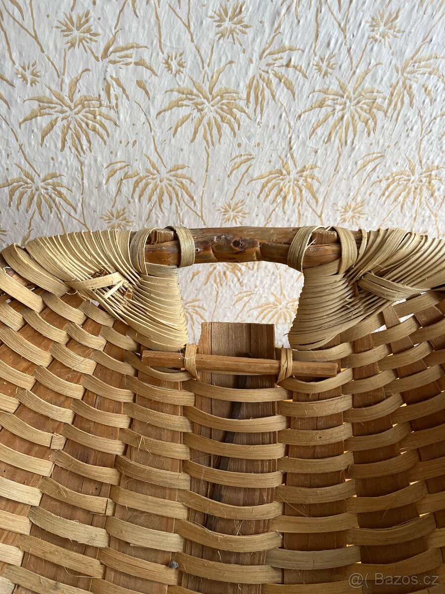 Extra velký proutěný koš (74 cm) – s drobnou vadou - 4