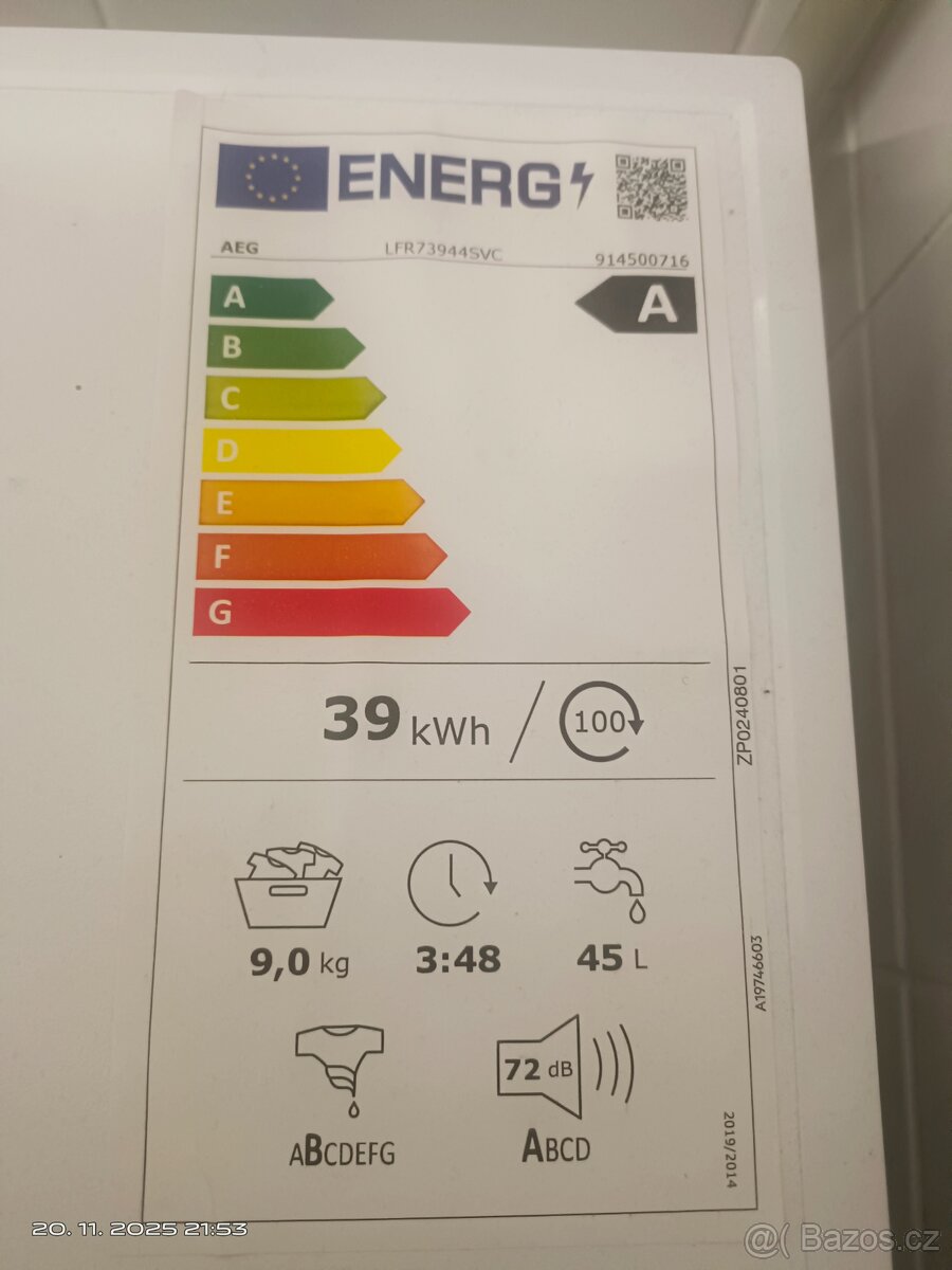 Pračka AEG LFR73944SVC - 4