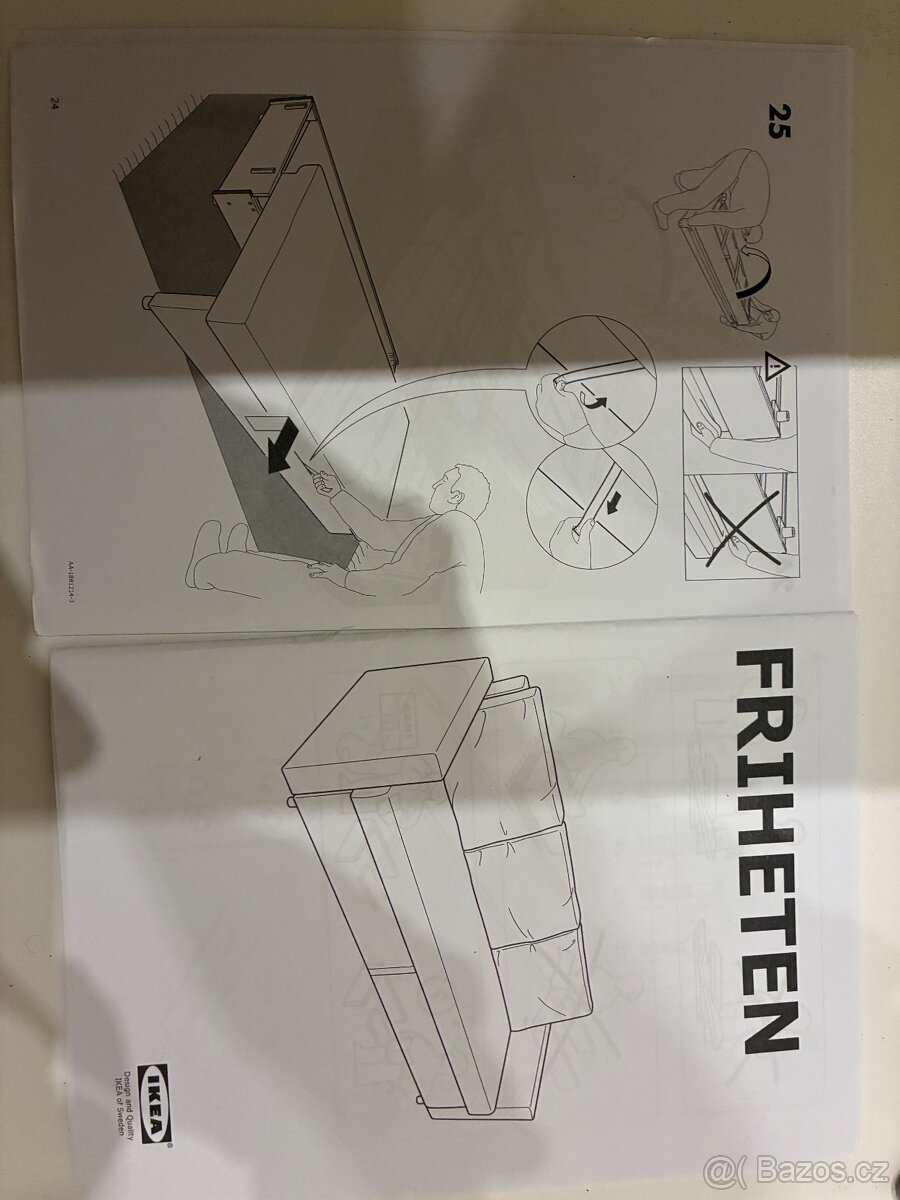 Trojmístná sedačka IKEA Friheten - 4