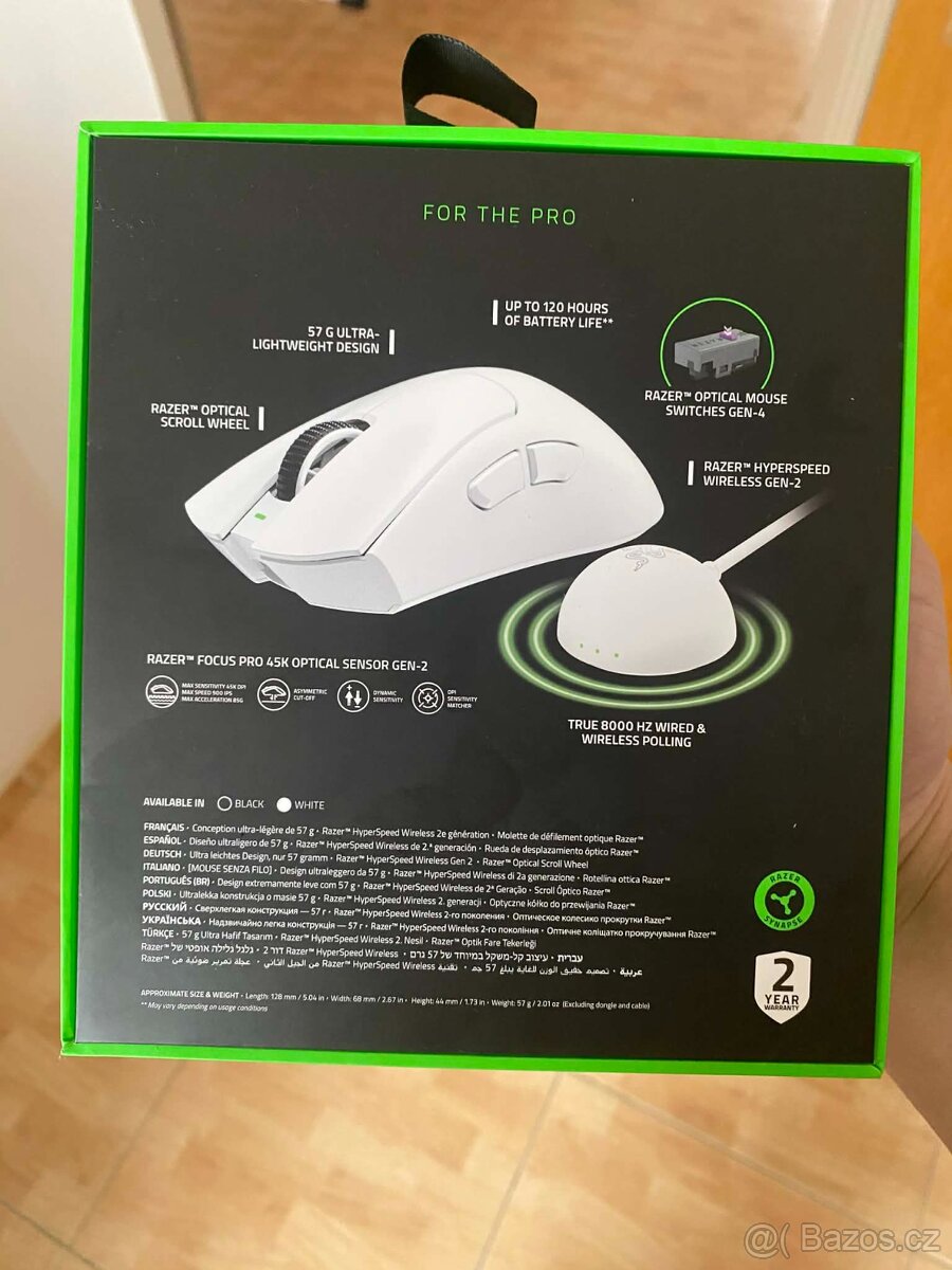 Razer DeathAdder V4 Pro - White - 4