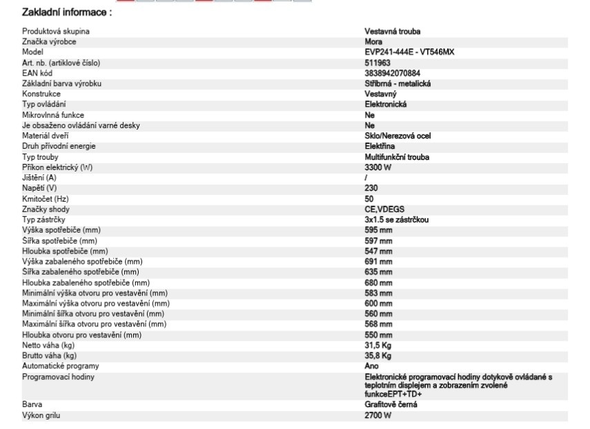 Vestavná trouba Gorenje - 4