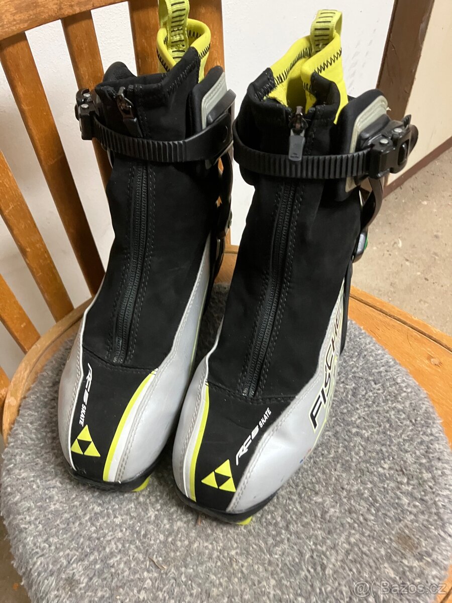 Prodám běžky Fischer RCS Skating 142cm - 4