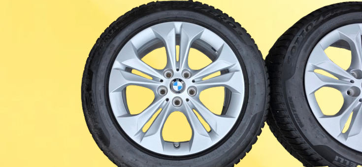 17" disk BMW X1 se zimními pneu 225/55/17 - zánovní - 4