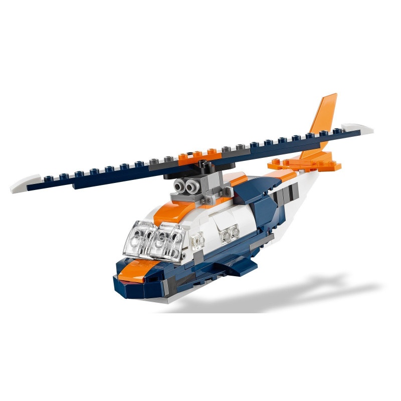 LEGO Creator 3-in-1 31126 3 v 1: tryskáč → vrtulník → člun - 4