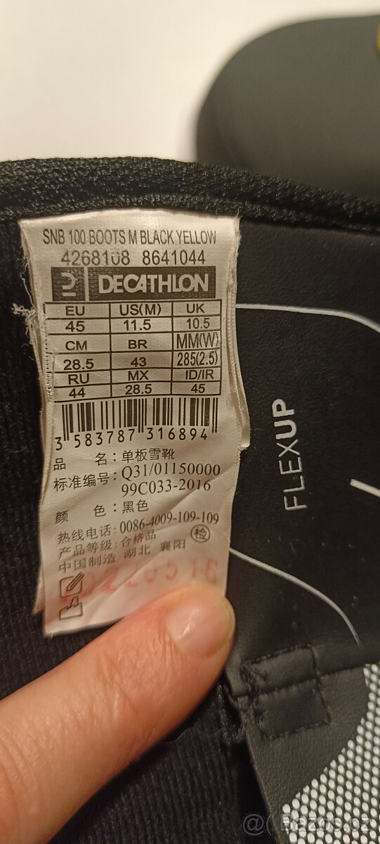 Snowboardivé boty vel.45 - 4