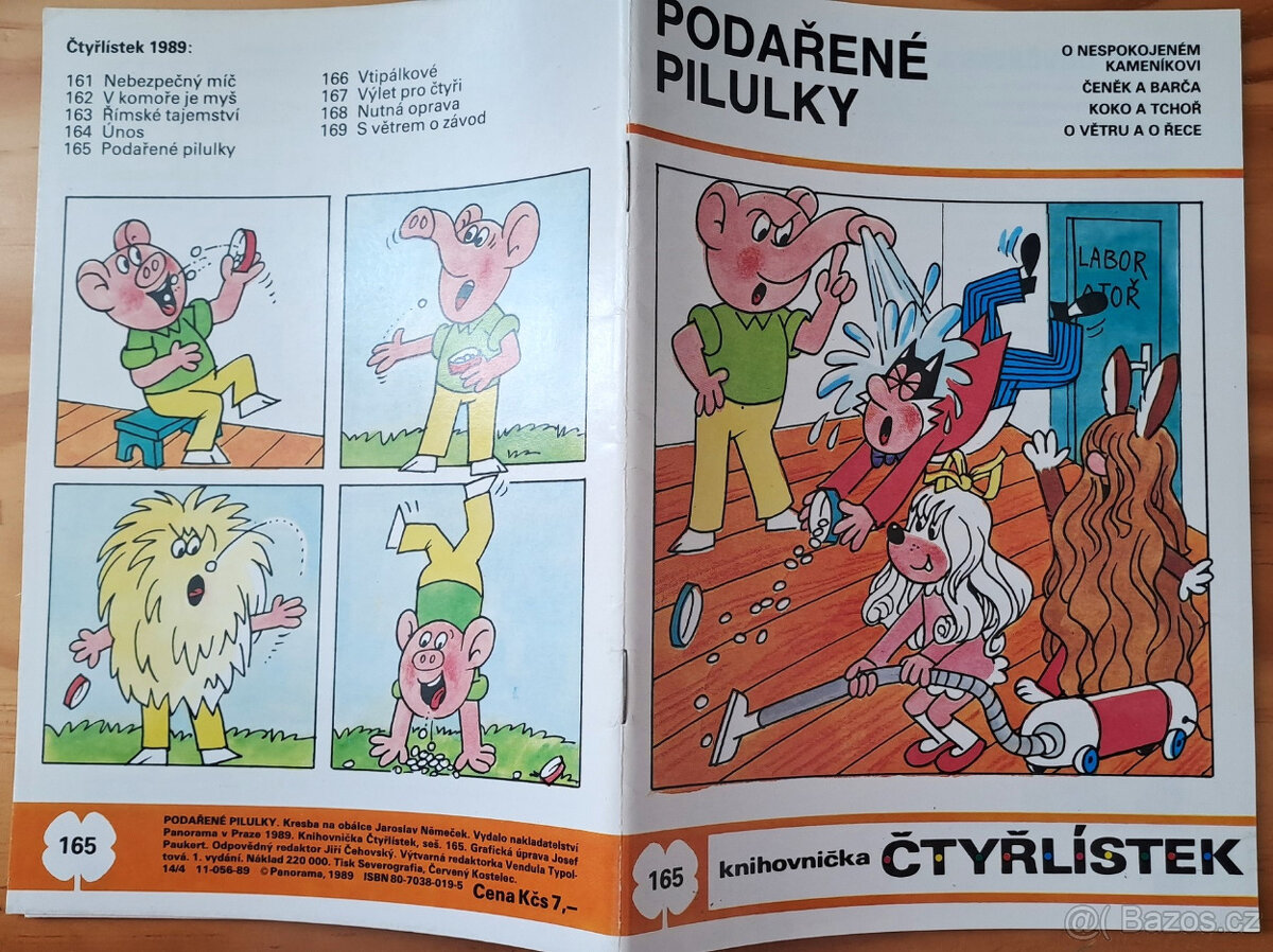 Čtyřlístek 2 kusy č. 93 a č. 165 - 4