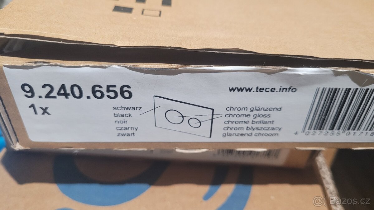 wc tlačítko Tece Loop sklo černá lesk 9240656 (5.100 Kč) - 4