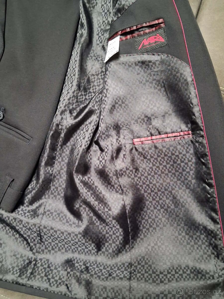 Pánský oblek - černý - 4