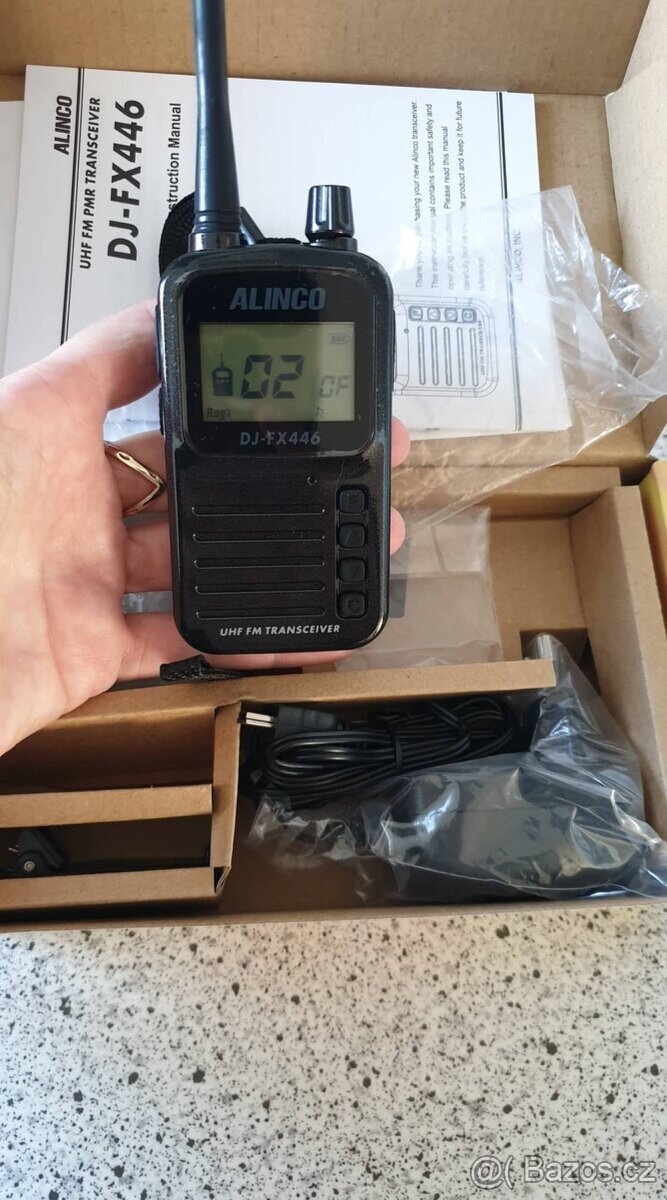 Alinco DJ-FX446 – výkonná a kompaktní PMR vysílačka, nová - 4