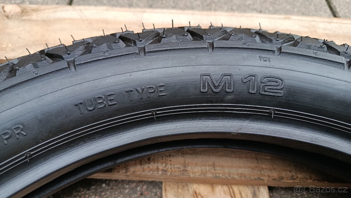 Barum 3,50-16 M12 originál pneu pro Jawa ČZ - 4